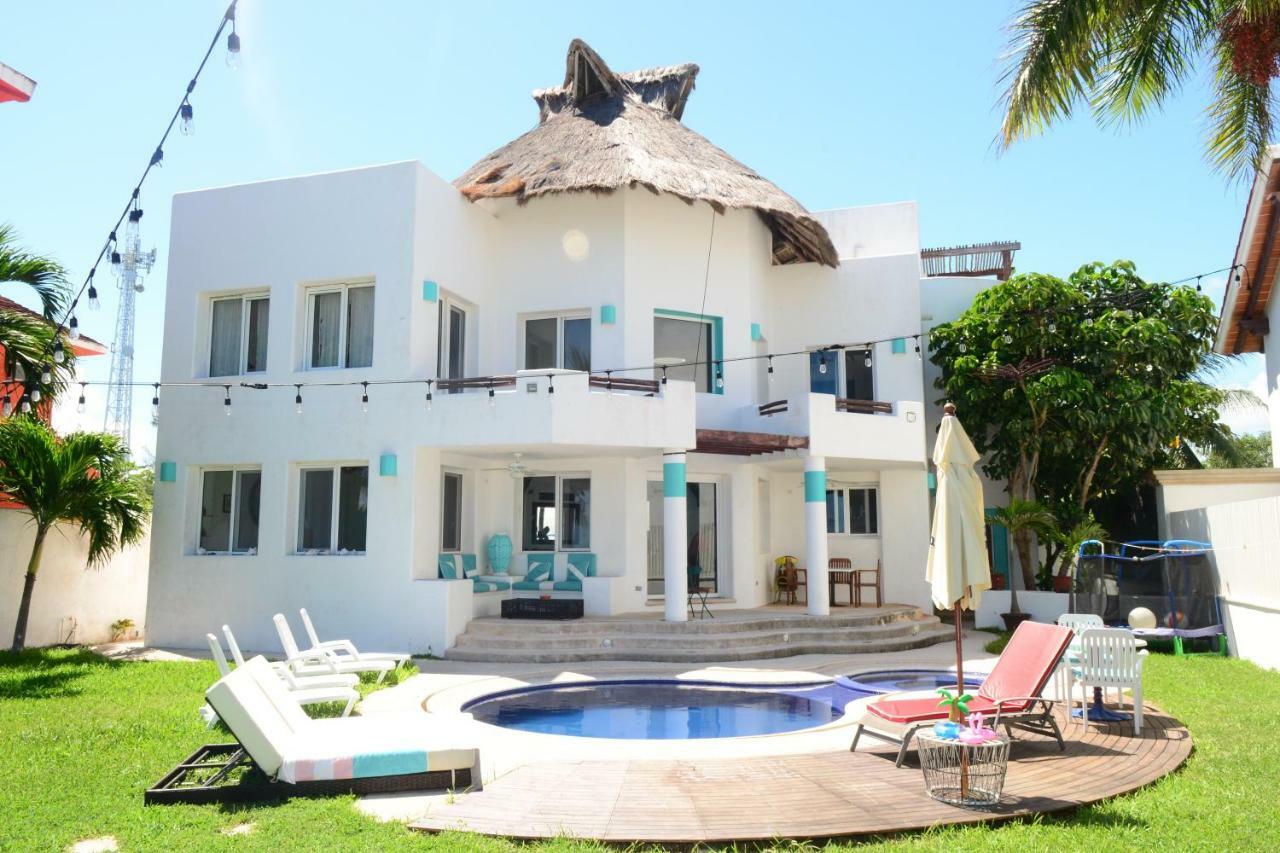 칸쿤 Bella Casa Privada Junto Al Mar Caribe 빌라 외부 사진