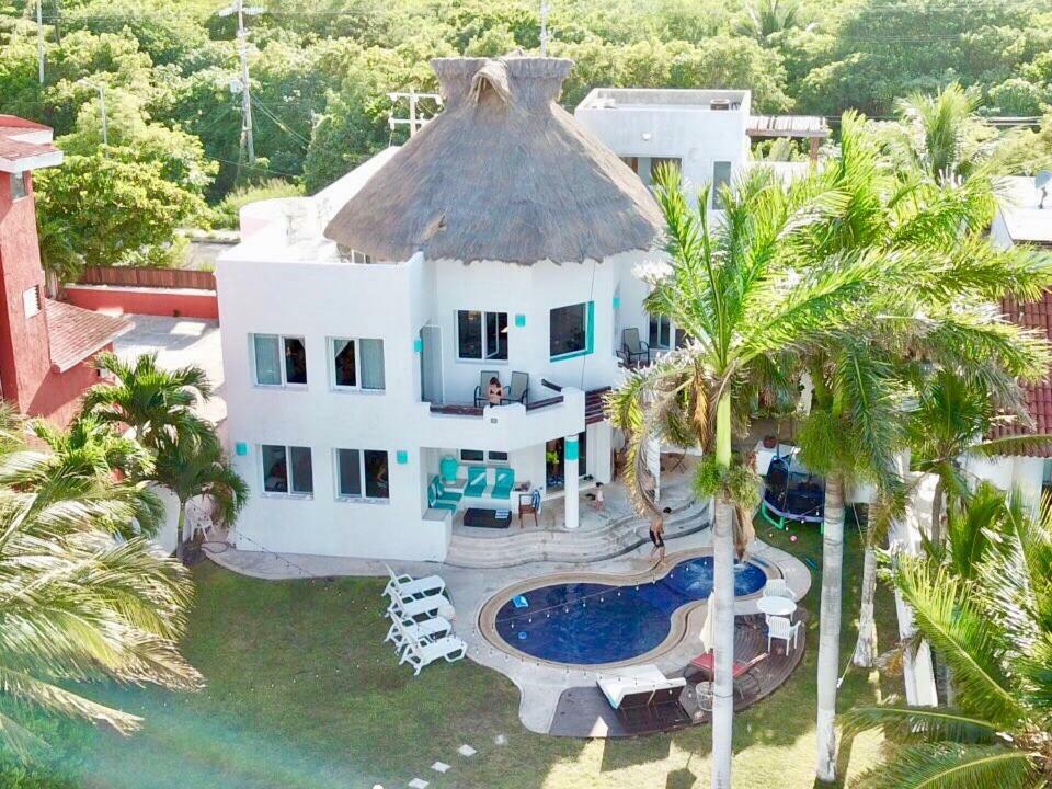 칸쿤 Bella Casa Privada Junto Al Mar Caribe 빌라 외부 사진