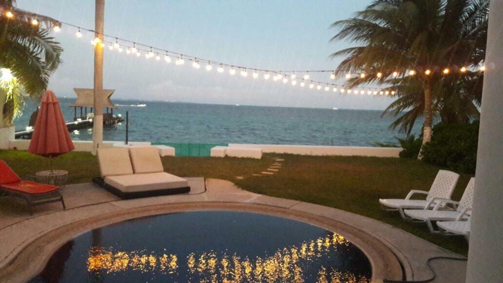 칸쿤 Bella Casa Privada Junto Al Mar Caribe 빌라 외부 사진